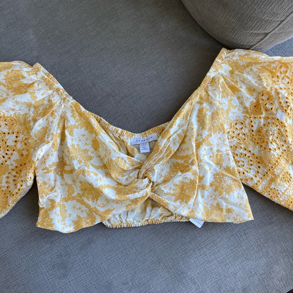 cropped topshop shirt